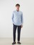 Yeni Sezon Slim Fit Uzun Kollu Çizgili Erkek Gömlek 2