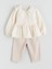 Yeni Sezon Bebe Yaka Kız Bebek Bluz ve Pantolon 2'li Takım 4