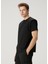 Siyah Logo Detaylı T-Shirt 3