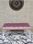 Beyaz Boyalı Tel Ayaklı 90 cm Puf Bench - Puf - Bench - Kasalı Oturak - Oturak - Yatak Ucu Puf Pembe Renk 90 x 41 Boyut/ebat 2