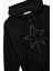 Cepli Kapüşonlu Fermuarlı Suni Süet Detaylı Oversize Taşlı Sweatshirt 3