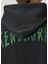 Siyah Kapüşonlu Kolsuz Sweatshirt 6