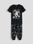 Yeni Sezon Bisiklet Yaka Erkek Çocuk Pijama Takımı 4