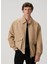 Camel Deri Bomber Ceket 1