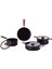 Bien Black 7 Parça Akasya Ağacı Sap ve Kulplu Indüksiyonlu Tencere ve Tava Seti 1
