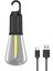 Rustik Taşınabilir Şarjlı Tasarruflu Ampul 10W LED Lamba Type-C Şarj Askılı Asma Aydınlatma T020 (4887) 1