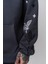 Erkek No Perch Nakışlı Kapüşonlu Oversize Hoodie Füme 4
