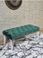 Beyaz Boyalı Tel Ayaklı 90 cm Puf Bench - Puf - Bench - Kasalı Oturak - Oturak - Yatak Ucu Puf Yeşil Renk 90 x 41 Boyut/ebat 1