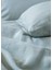 Washed Linen Yeşil Keten Çift Kişilik Nevresim Kılıfı 200 x 220 cm 4