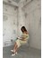 Kadın Örme Tek Omuzlu Asimetrik Kesimli Maksi Bodycon Elbise Natural 2