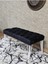 Beyaz Boyalı Tel Ayaklı 90 cm Puf Bench - Puf - Bench - Kasalı Oturak - Oturak - Yatak Ucu Puf Siyah Renk 90 x 41 Boyut/ebat 4