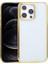 iPhone 13 Pro Max 6.7inç Lazer Kaplama Renkli Kenar Şeffaf KILIF-(1903) 2