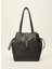 Siyah Kadın 22X28X16 cm Tote Çanta TBSS25FSB035 1