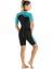 Lido Lady Shorty Dalış Elbisesi 2mm - S-Black - Aquamarıne 3