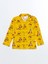 Yeni Sezon Polo Yaka Winnie The Pooh Baskılı Erkek Çocuk Pijama Takımı 2