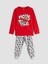 Yeni Sezon Bisiklet Yaka Erkek Çocuk Pijama Takımı 1