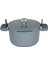 Leo Phantom Smoked Grey Alüminyum Derin Tencere 24 cm 1