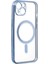Newface iPhone 14 Plus Kılıf Magneticsafe Lazer Silikon - Sierra Blue 4