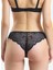 Siyah Kadın Dantel Bikini Külot 686 2