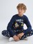 Yeni Sezon Uzay Baskılı Erkek Çocuk Pijama Takımı 1