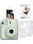 Instax Mini 12 Yeşil Fotoğraf Makinesi + 10'lu Film ve Şeffaf Kılıf Seti 1
