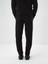 Erkek Siyah Pamuk Dokulu Regular Fit Sweat Pantolon 5