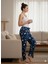 Kadın Lacivert Polar Pijama Altı 2