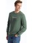 Yeni Sezon Bisiklet Yaka Baskılı Erkek Kalın Sweatshirt 1