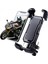 360° Derece Ayarlanabilen Gidon Bağlantılı Bisiklet Motosiklet Için Abs 4-7.8″ Inç Telefon Tutucu 1