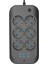 Termal Akım Korumalı, Çocuk Korumalı, 6’lı 2 mt Uzatma Kablosu 6 x Priz, 3 x USB 1