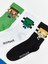 Yeni Sezon Minecraft Desenli Erkek Çocuk Soket Çorap 5'li 3