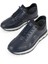 , Erkek Hakiki Deri Sneaker 1531037Z2411 Lacivert 5