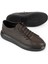 , Erkek Hakiki Deri Sneaker 153423Z73 Kahve 4