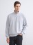 Yeni Sezon Fermuarlı Dik Yaka Uzun Kollu Erkek Sweatshirt 1