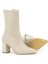 , Kadın Topuklu Bot 1531044Z4006 Bej 4