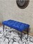 Siyah Boyalı Tel Ayaklı 90 cm Puf Bench - Puf - Bench - Kasalı Oturak - Oturak - Yatak Ucu Puf Mavi Renk 90 x 41 Boyut/ebat 4