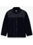 Uzun Kollu Cepli Dik Yaka Fermuarlı Polar Sweatshirt 1