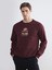 Yeni Sezon Bisiklet Yaka Baskılı Erkek Sweatshirt 1