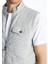 Yeni Sezon Standart Kalıp Dik Yaka Erkek Triko Yelek 4