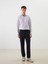 Yeni Sezon Slim Fit Uzun Kollu Armürlü Erkek Gömlek 2