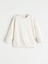Yeni Sezon Bisiklet Yaka Basic Kız Bebek Sweatshirt 3'lü 5