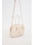 Krem Büzgü Model Baget Omuz Çanta 2
