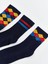 Yeni Sezon Desenli Erkek Çocuk Soket Çorap 5'li 2