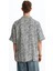 Yeni Sezon Rahat Kalıp Kısa Kollu Desenli Viskon Erkek Gömlek 4