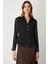V Yaka Triko Yelek Siyah 66915 2
