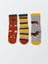 Yeni Sezon Desenli Erkek Çocuk Havlu Soket Çorap 3'lü 3