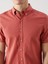 Yeni Sezon Slim Fit Kısa Kollu Keten Karışımlı Erkek Gömlek 3