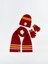 Yeni Sezon Galatasaray Nakışlı Erkek Çocuk Atkı Bere Eldiven Seti 1