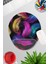 Renkli Tüyler No:1 Baskılı Oyuncu Gaming Oval Bilek Destekli Mousepad 1