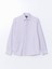 Yeni Sezon Slim Fit Uzun Kollu Armürlü Erkek Gömlek 5